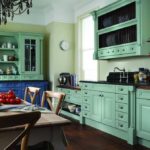 Quand le vert est la couleur principale de la cuisine