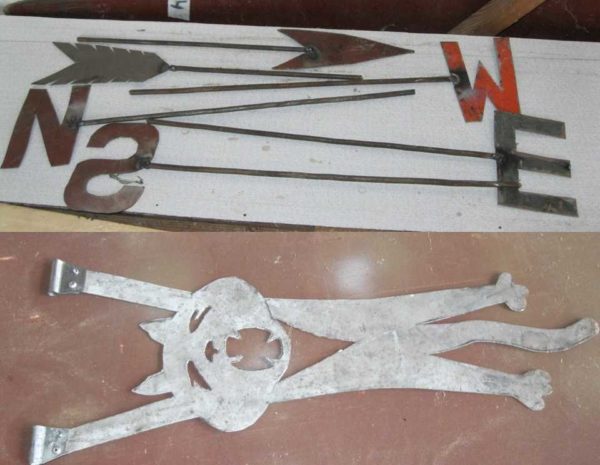 Composants pour une girouette maison