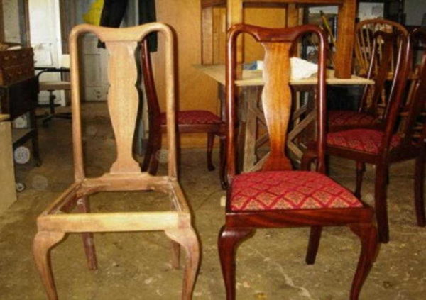 Pour rendre la chaise restaurée confortable, vous devez calculer correctement l'épaisseur des couches