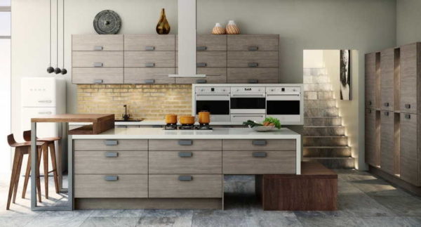 Meubles en aggloméré stratifié dans un style moderne