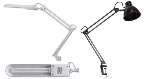 La meilleure façon de fixer une lampe à une table est d'utiliser un modèle avec un support