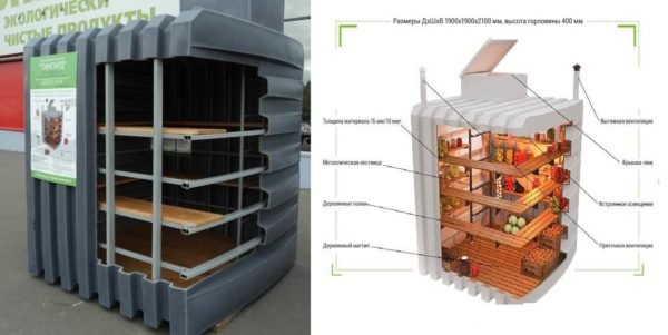 Cave en plastique Tingard