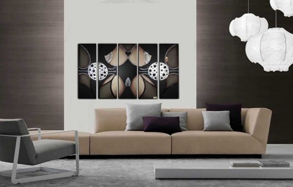 Comment les peintures modulaires sont-elles accrochées? Déterminez où elle va gagner