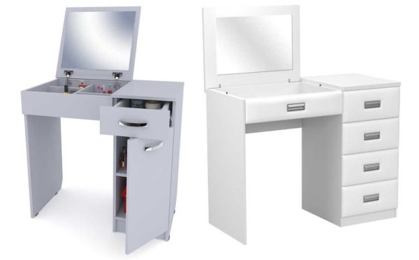 Si vous abaissez le couvercle / miroir, il y aura un bureau normal