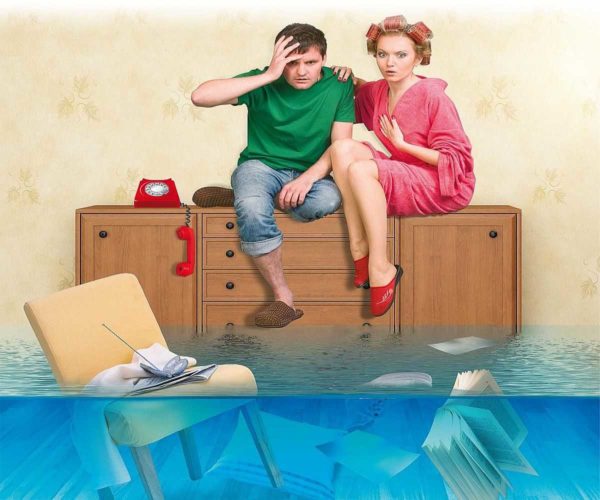 Pour éviter une telle situation et mettre une protection contre les fuites d'eau
