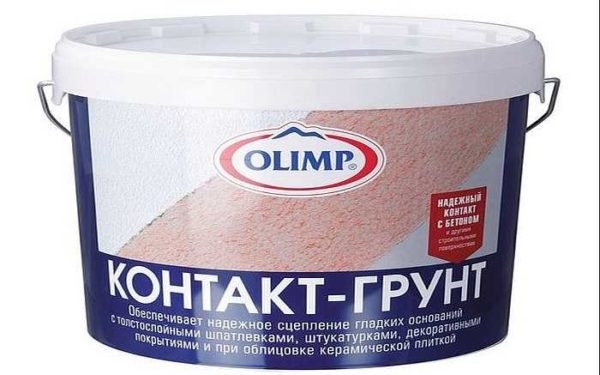 Olimp a désigné son Contact-Grunt comme un produit pour les enduits décoratifs et les carreaux de céramique également ...