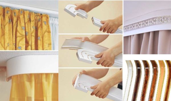 Les corniches de plafond peuvent être invisibles et peuvent être utilisées pour décorer l'intérieur