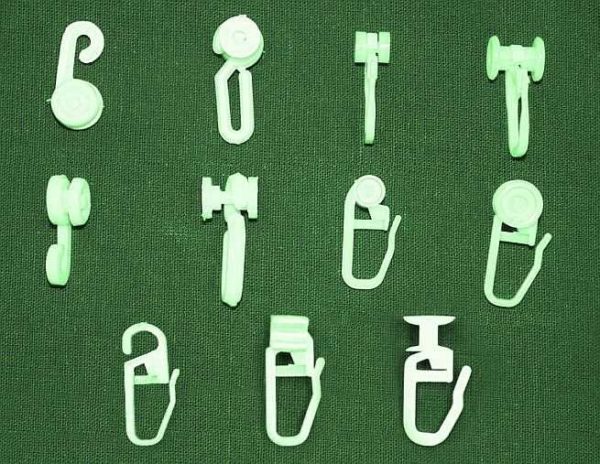 Types de crochets pour corniches de plafond