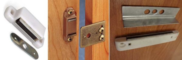 Loquets magnétiques passifs pour meubles et portes intérieures
