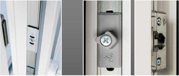 Serrure magnétique pour porte de balcon métal-plastique