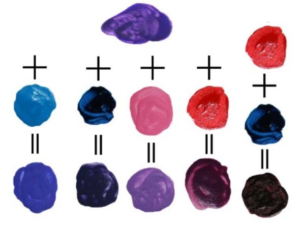 Obtenir des nuances vibrantes de violet