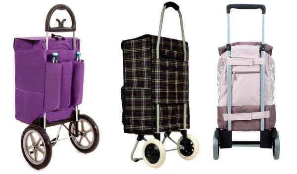 Il faut faire attention au sac et à la façon dont il est attaché au chariot