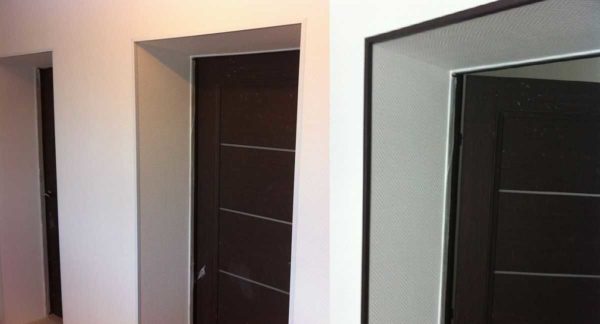 Soit pour correspondre aux murs, soit pour correspondre aux portes