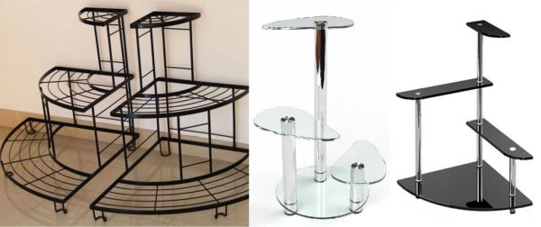 Armoire à fleurs d'angle pour une utilisation efficace de l'espace