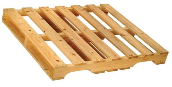 L'apparence de la palette américaine diffère des autres en raison des découpes bouclées dans les murs avant et arrière