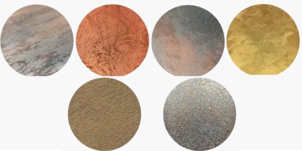 Peinture murale effet sable
