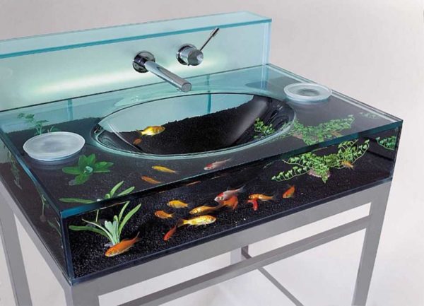 Lavabo de salle de bain original