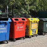 zone de collecte séparée des déchets