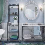 Style provençal dans la salle de bain