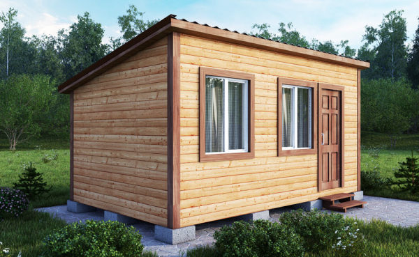Une petite maison à partir d'un module est une excellente option pour une résidence d'été