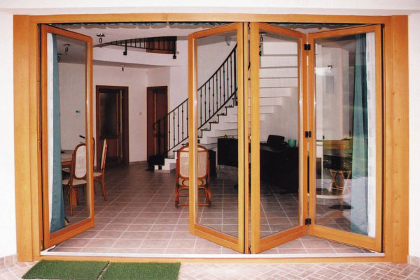 porte accordéon