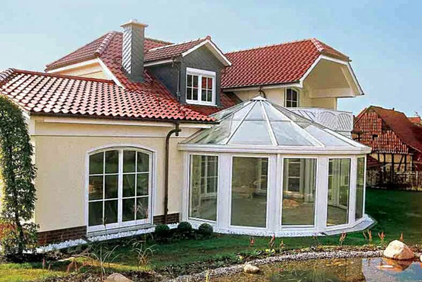 baie vitrée - une extension de la maison