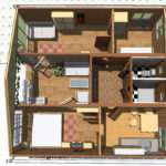 aménagement de la maison à partir de 3 conteneurs