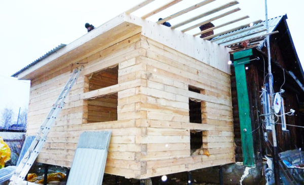 extension de bois