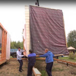 montage d'une maison modulaire