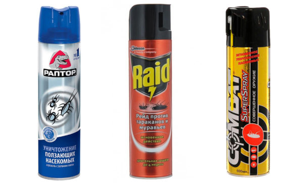 sprays de cafard